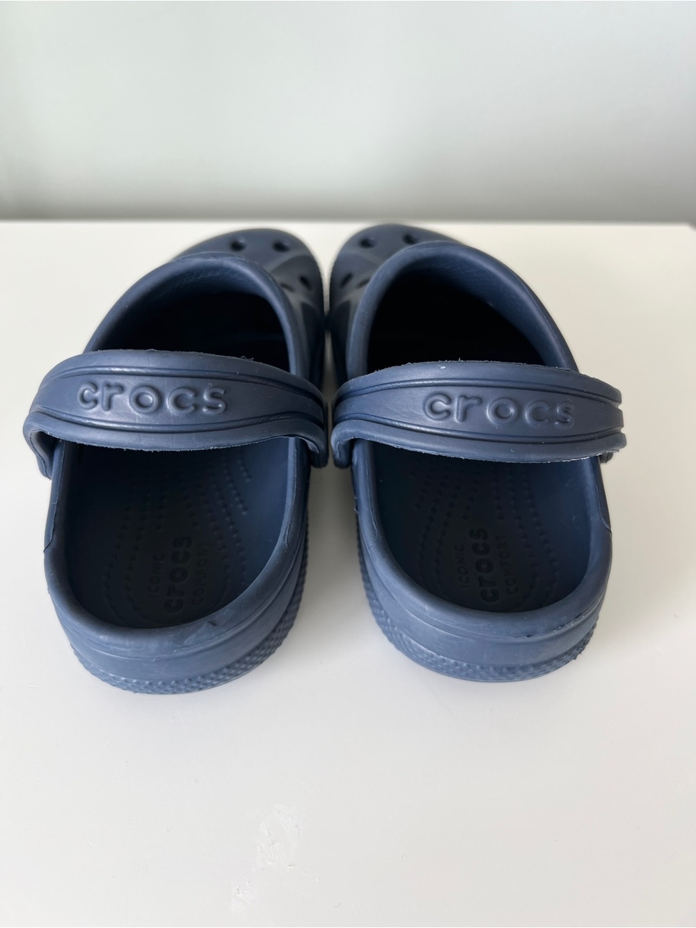 EUC Navy Blue Crocs Clogs - 11 - Picture 5 of 9